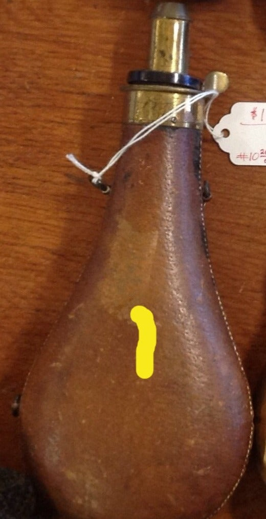 Antique powder flasks