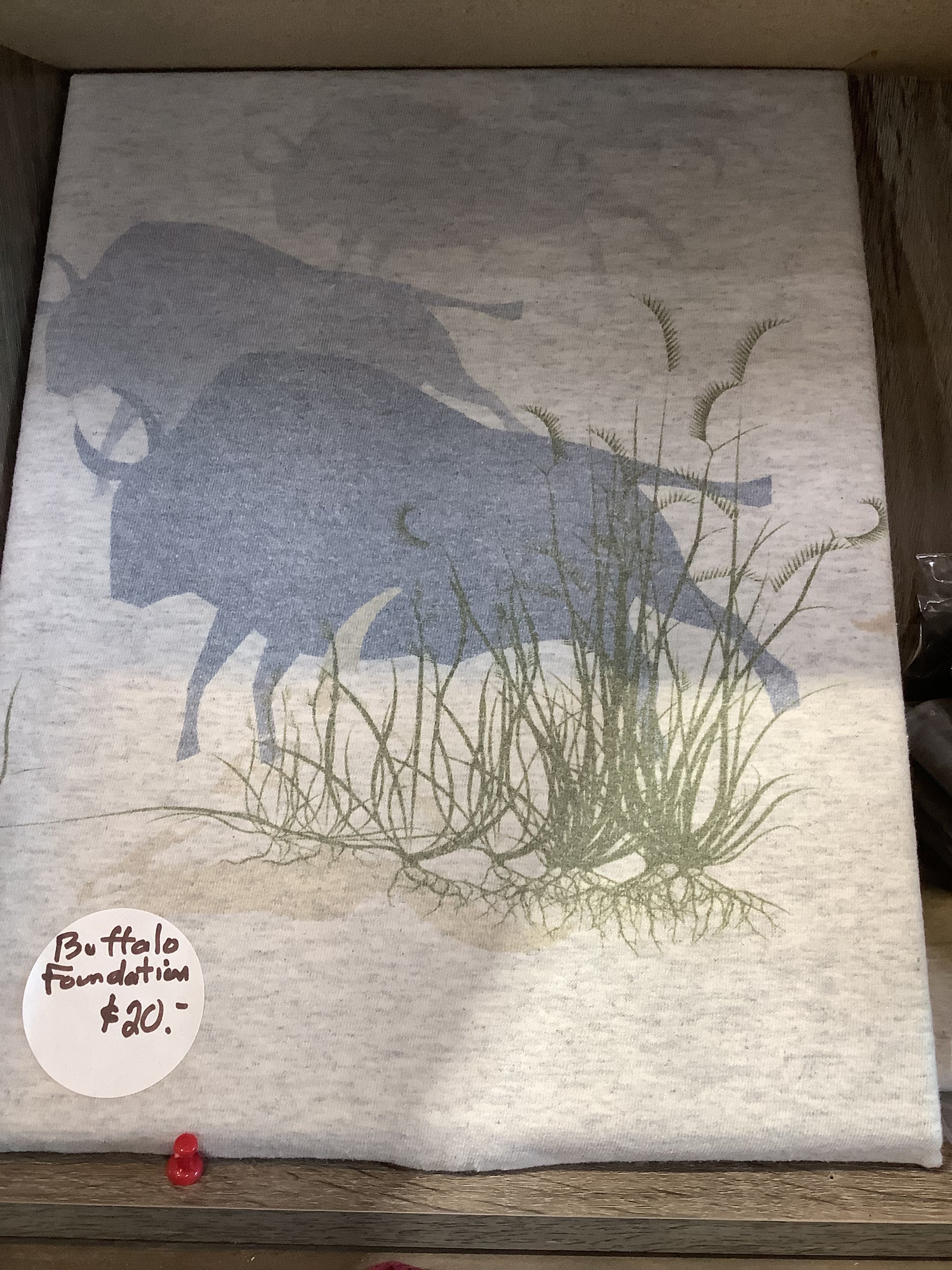 National Buffalo Foundation - Traveling "Bison" exhibit t shirt
