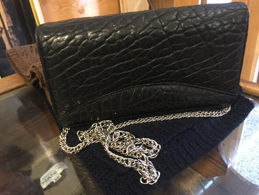 Chacon Bison Leather Clutch Purse