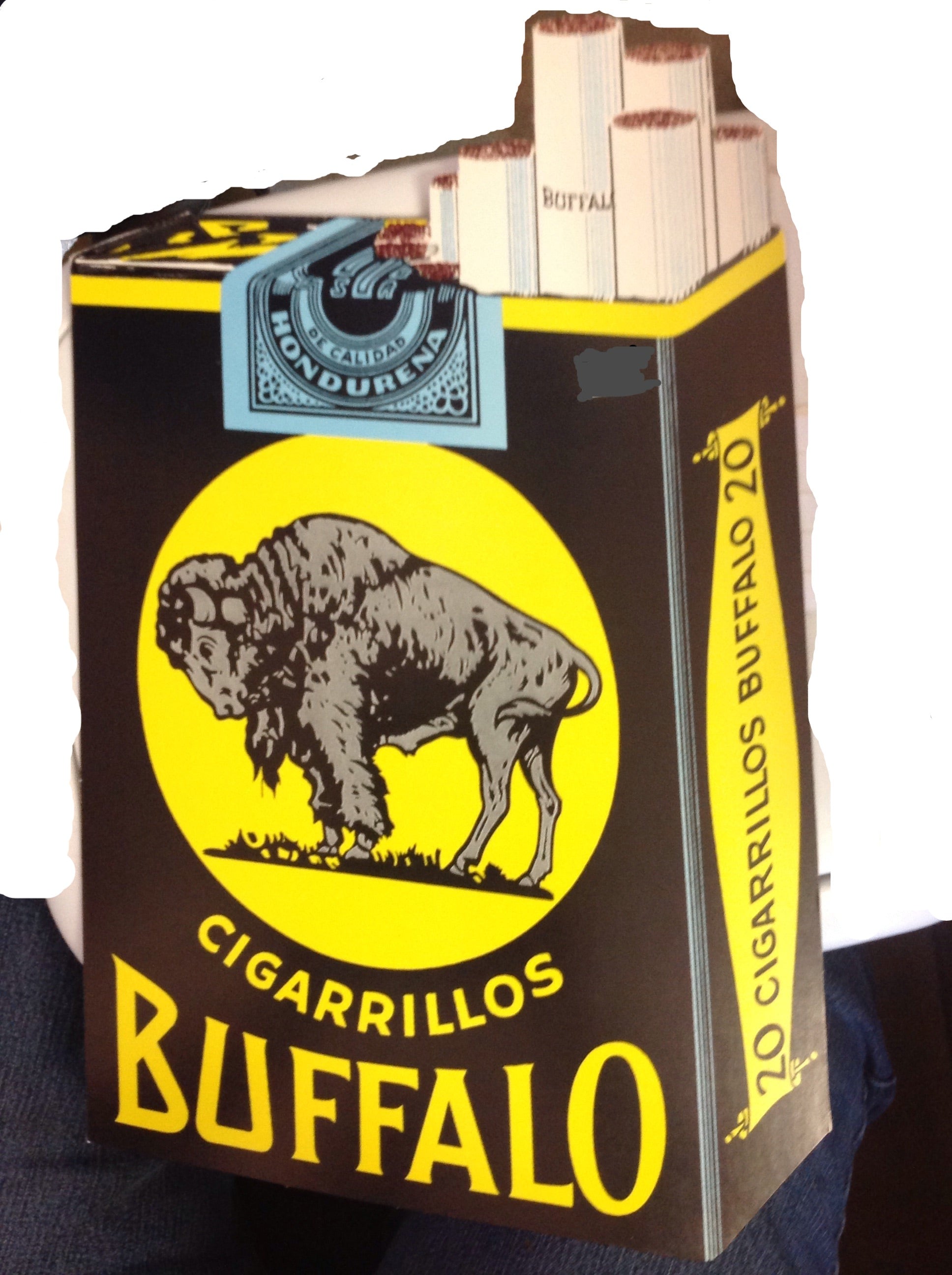 Buffalo Cigarillos Advertising Sign