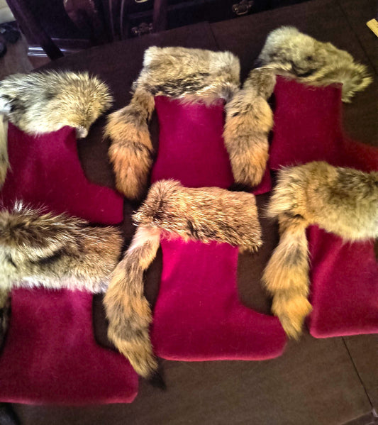 12 Days of Christmas - Fur trimmed Holiday Stockings