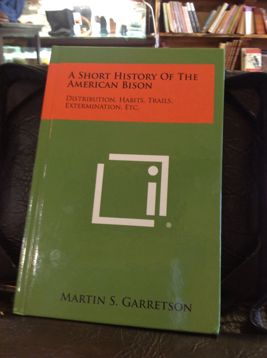 BOOKS - A History Of The American Bison