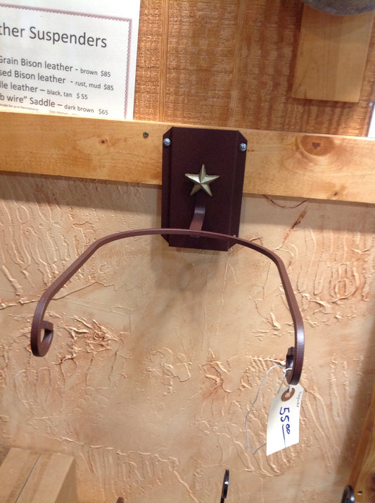 SALE SALE - Solid Metal Hat Rack