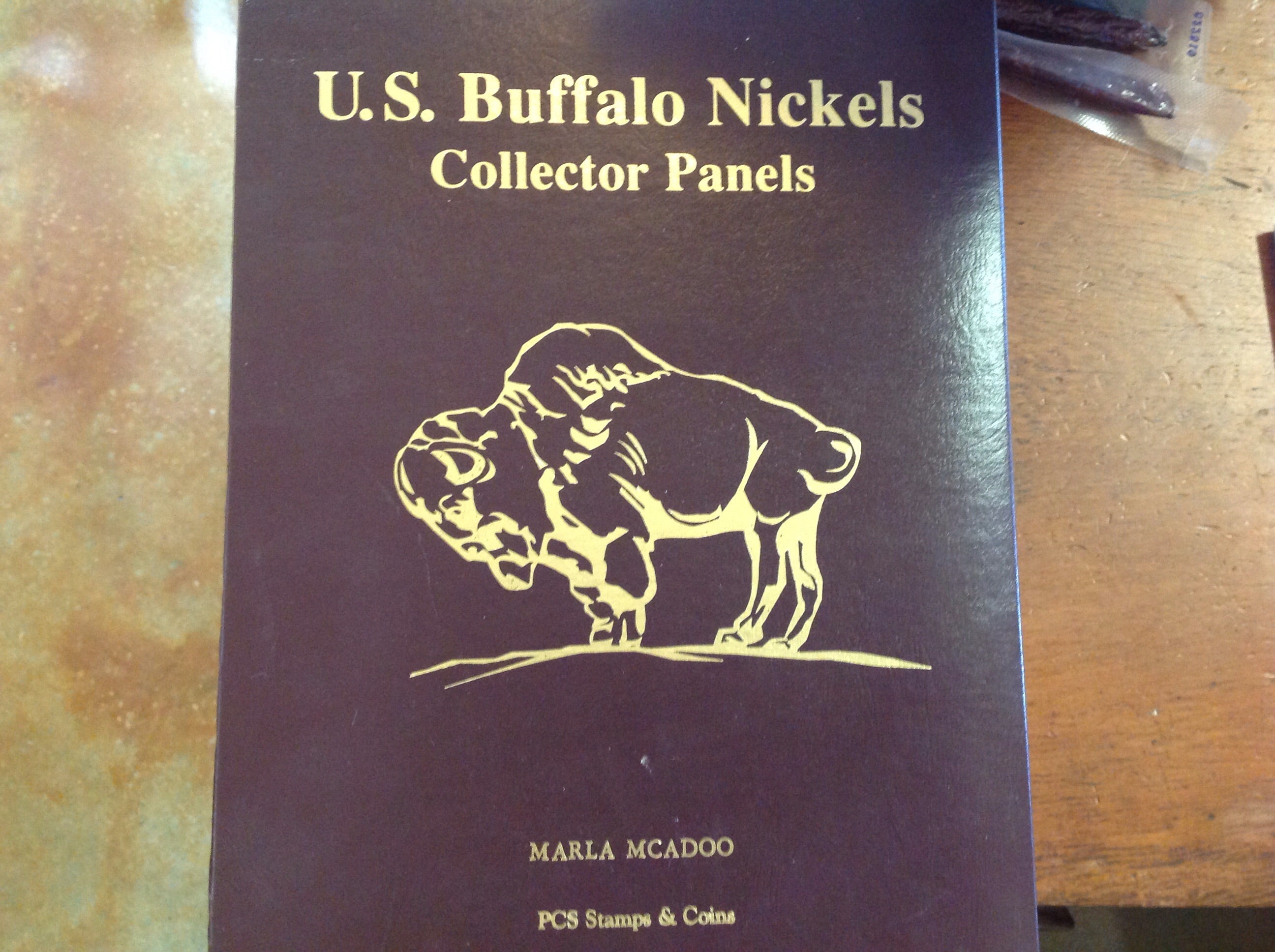 Buffalo nickels collector panels folio