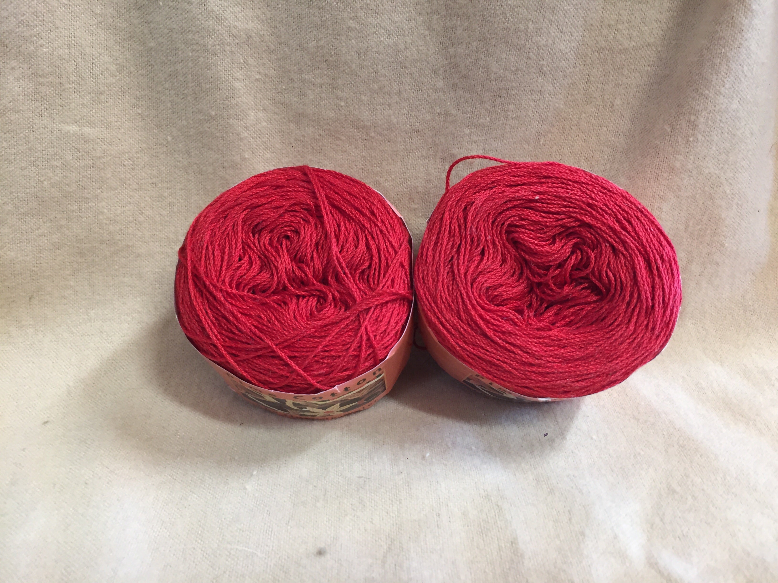 SALE SALE - 100% Pima Cotton Yarn / 2 Balls / Group #2