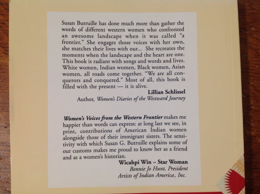 BOOKS - Women's Voices from the Western Frontier