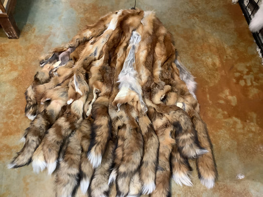 Tawney Red Fox Pelts - Special Purchase