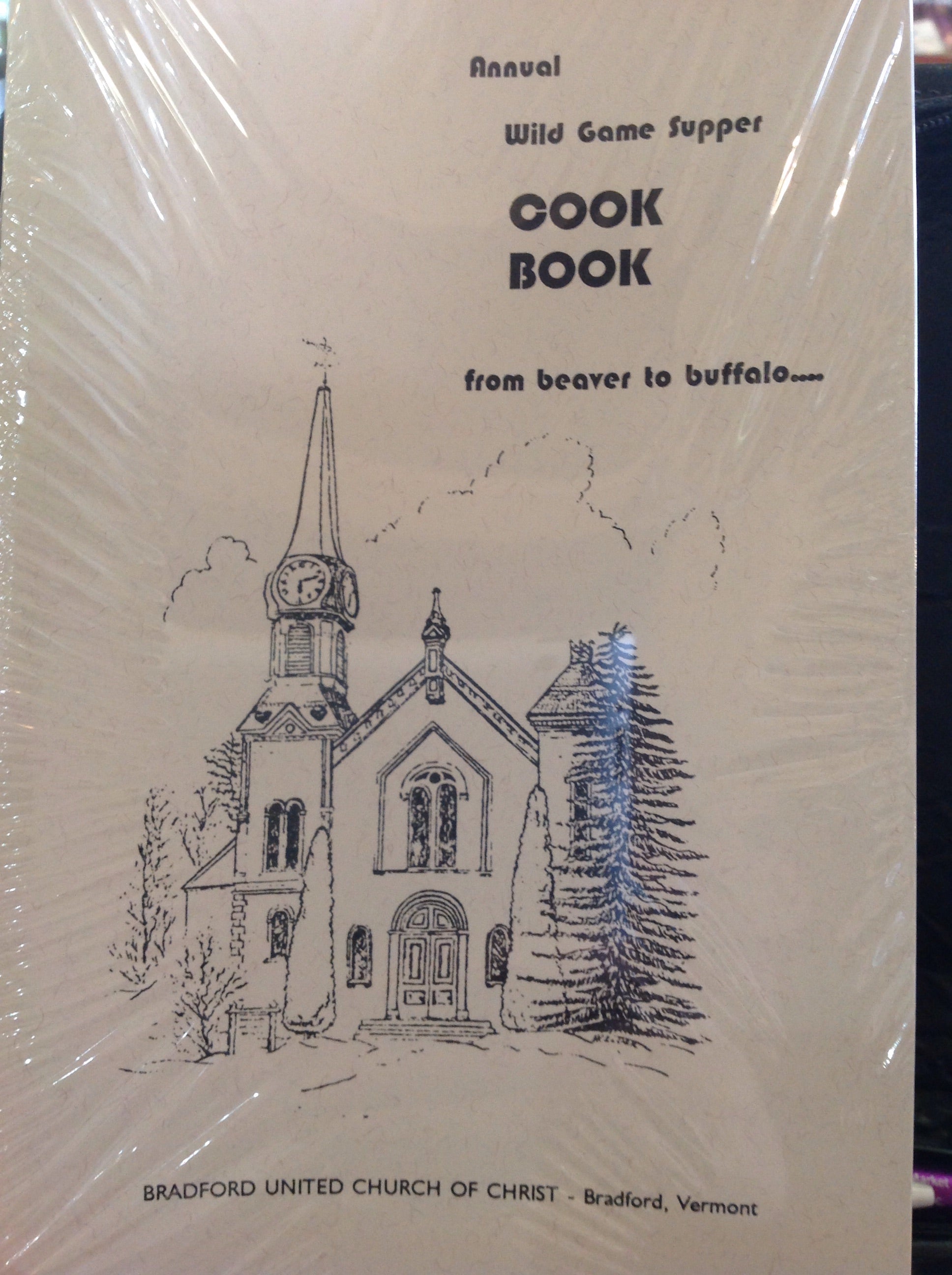 BOOKS - Annual Wild Game Supper Cook Book from Beaver to Buffalo