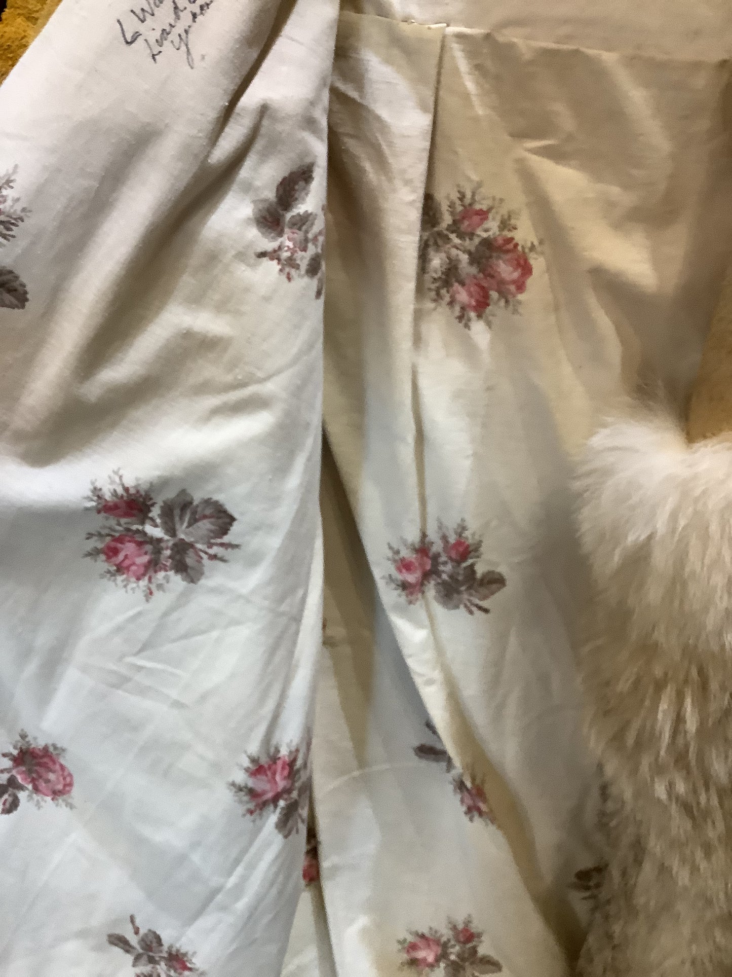 ONE OF A KIND - Vintage Arctic wolf pelt and suede leather; hand made; hand beaded, one-of-a-kind vest