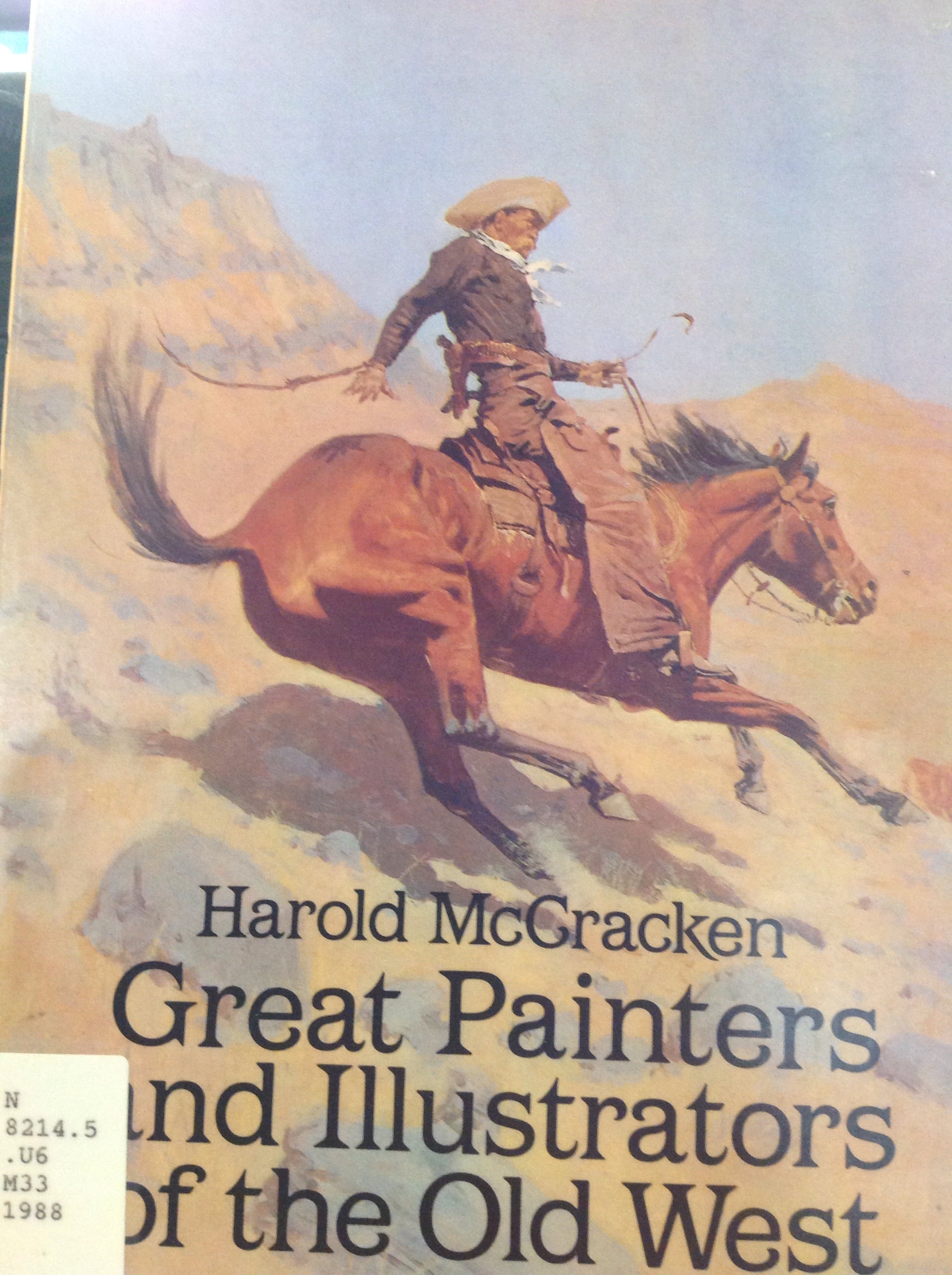 BOOKS - Harold McCracken Great Painters and Illustrations of the Old West
