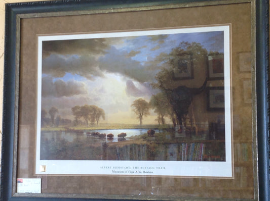 "Buffalo Trail" - Bierstadt
