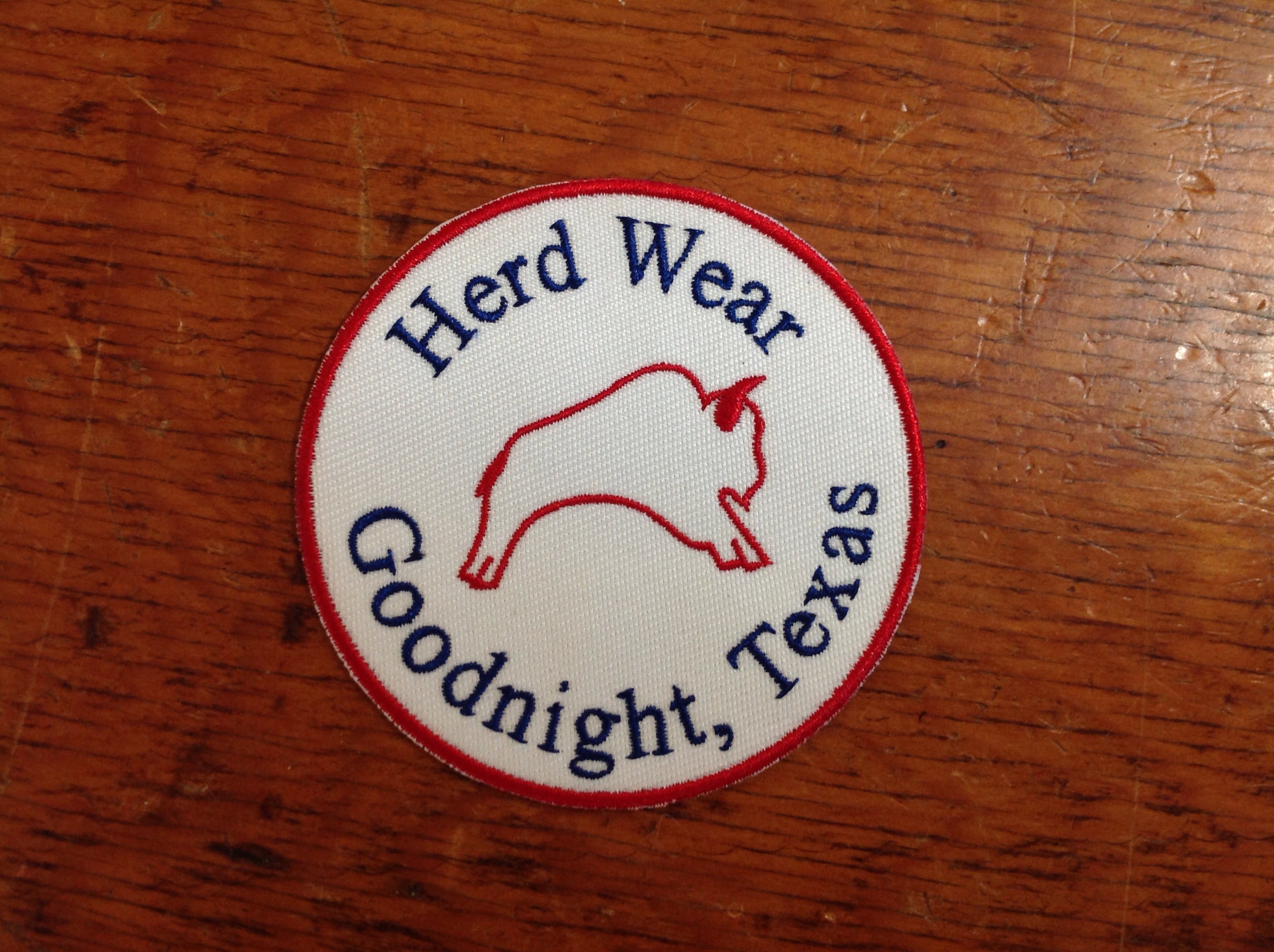 The Herd Wear - Goodnight embroidered patch collection