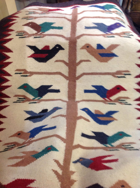 Mexican Wool Tree Of Life Rug