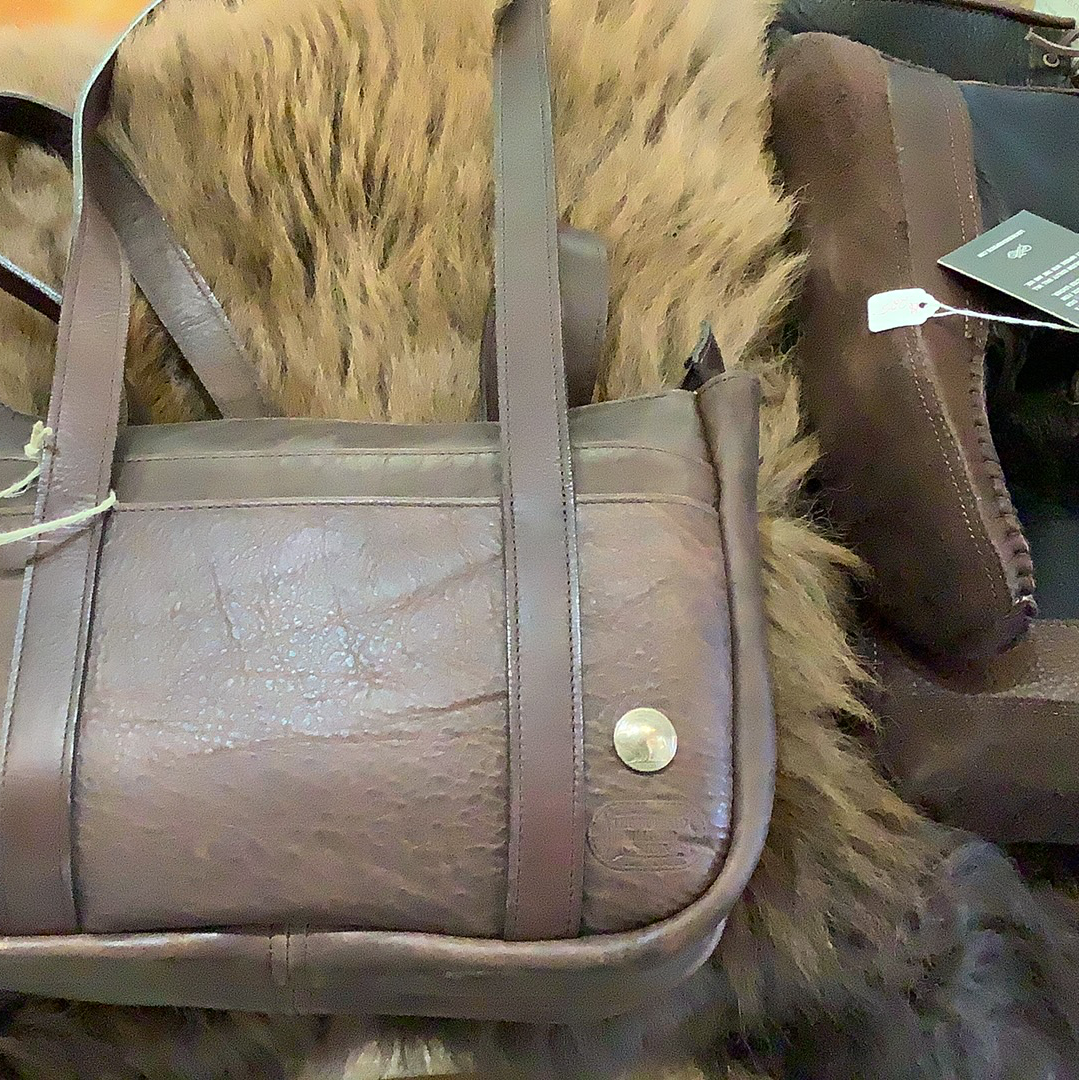 Buffalo Billfold Company - 2 Strap bison leather purse