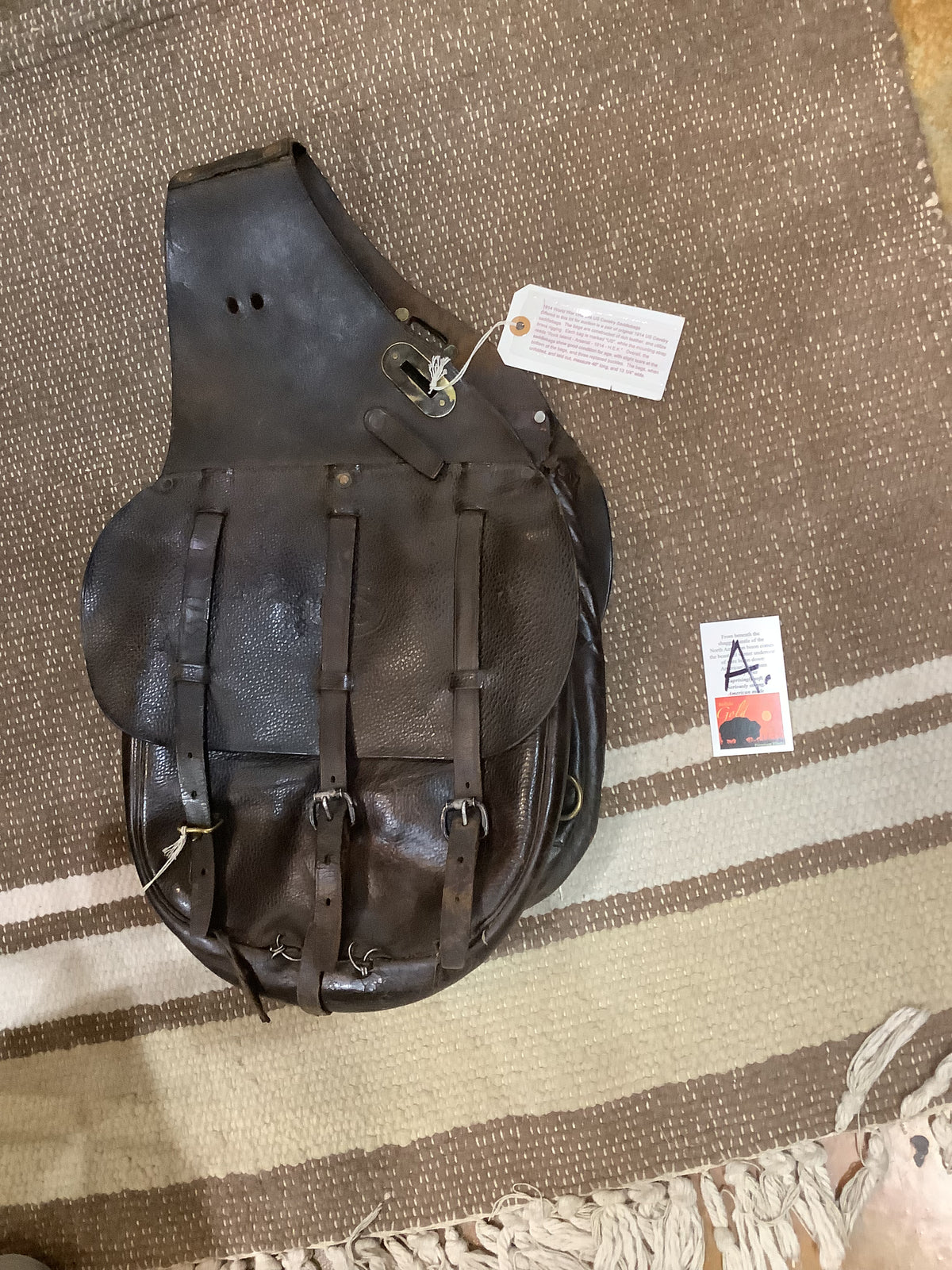 U.S. Cavalry Saddle Bags — The Buffalo Wool Co. - Herd Wear Retail Store