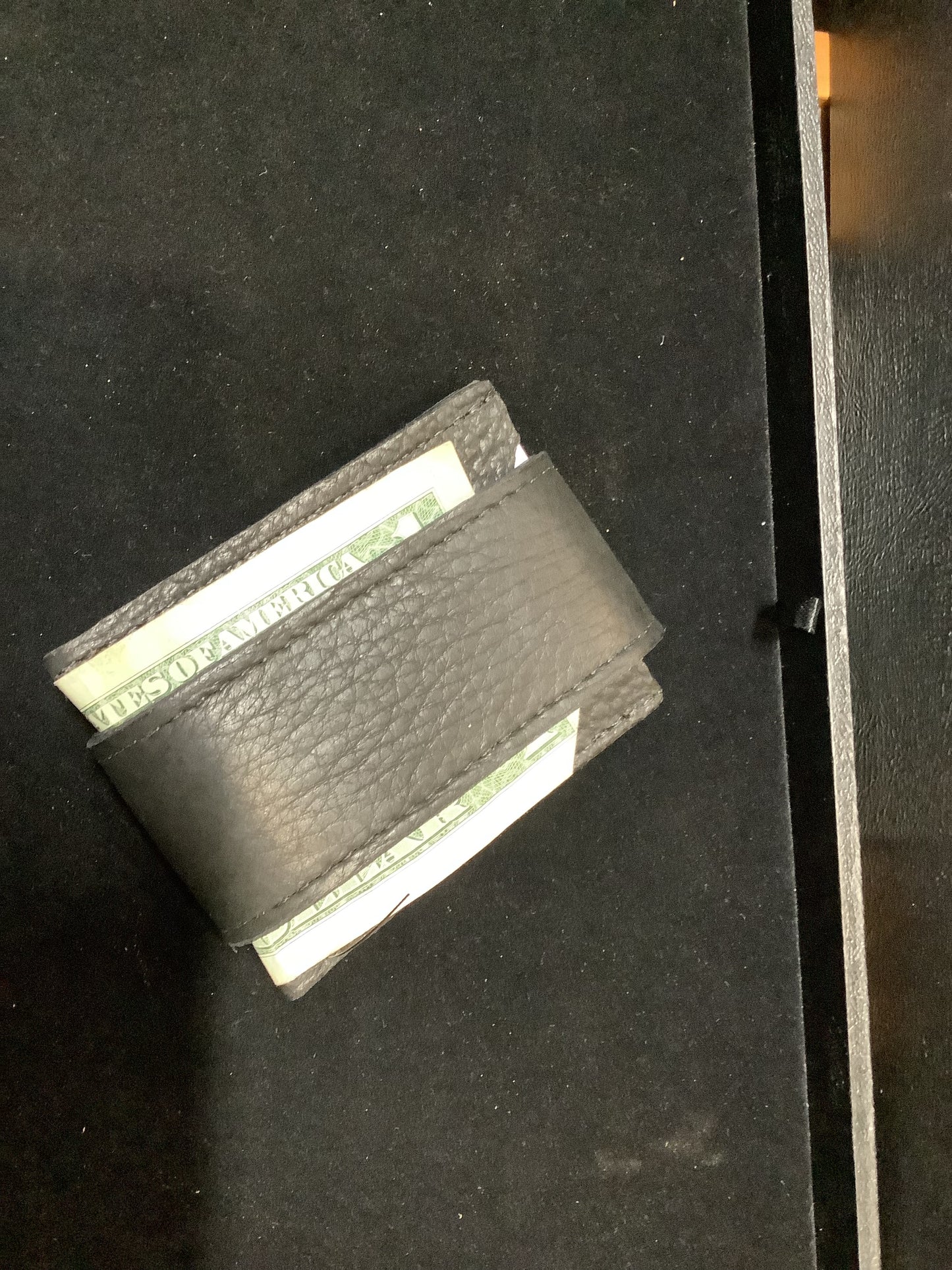 Bison Leather Money Wrap - Unique and functional