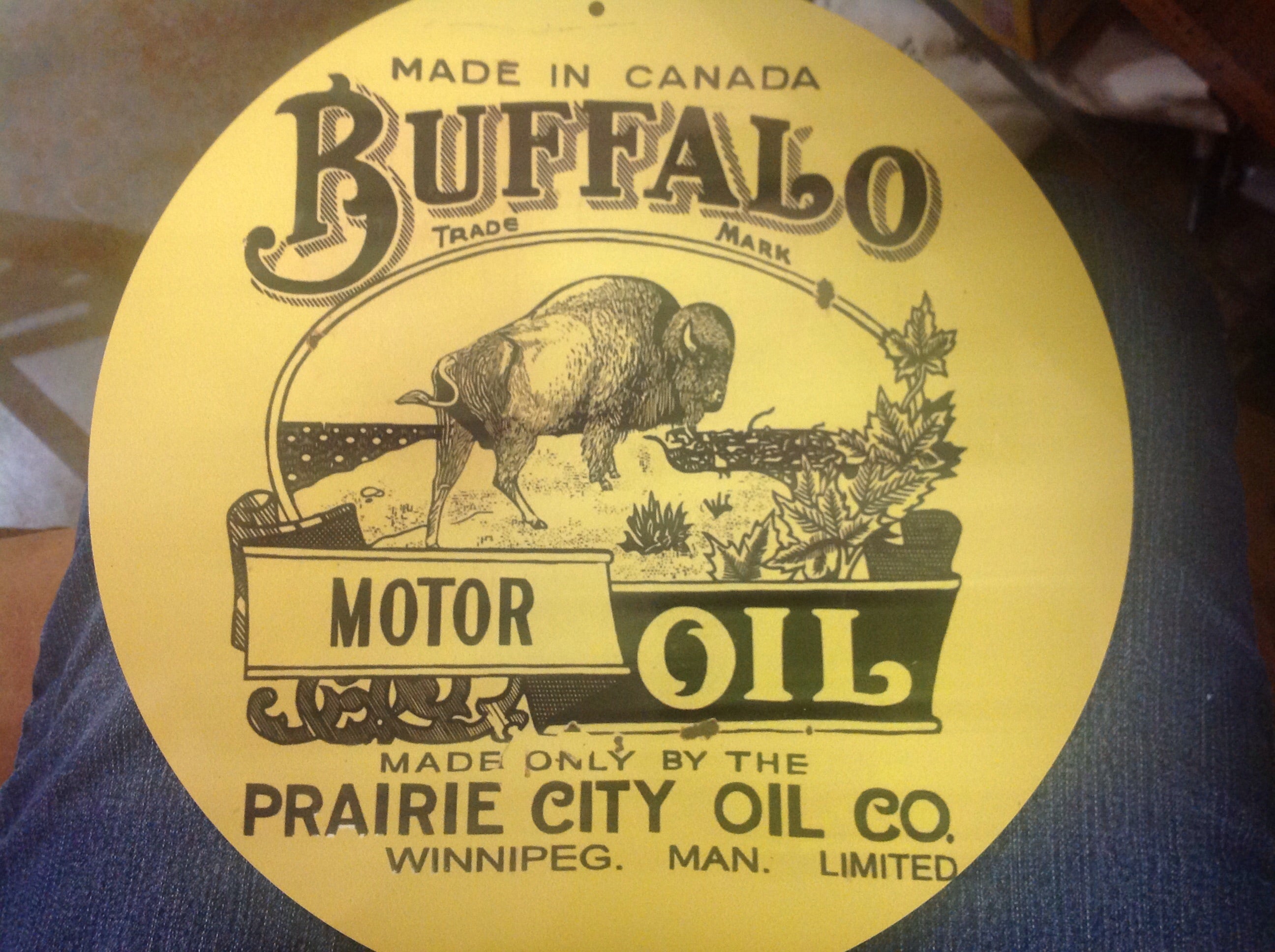 Made in Canada Buffalo Sign