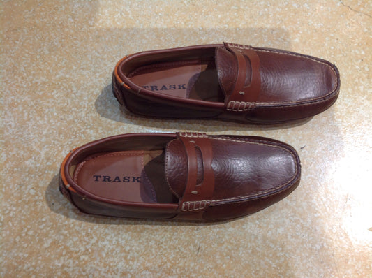 Trask "Derek" - bison leather driving moc