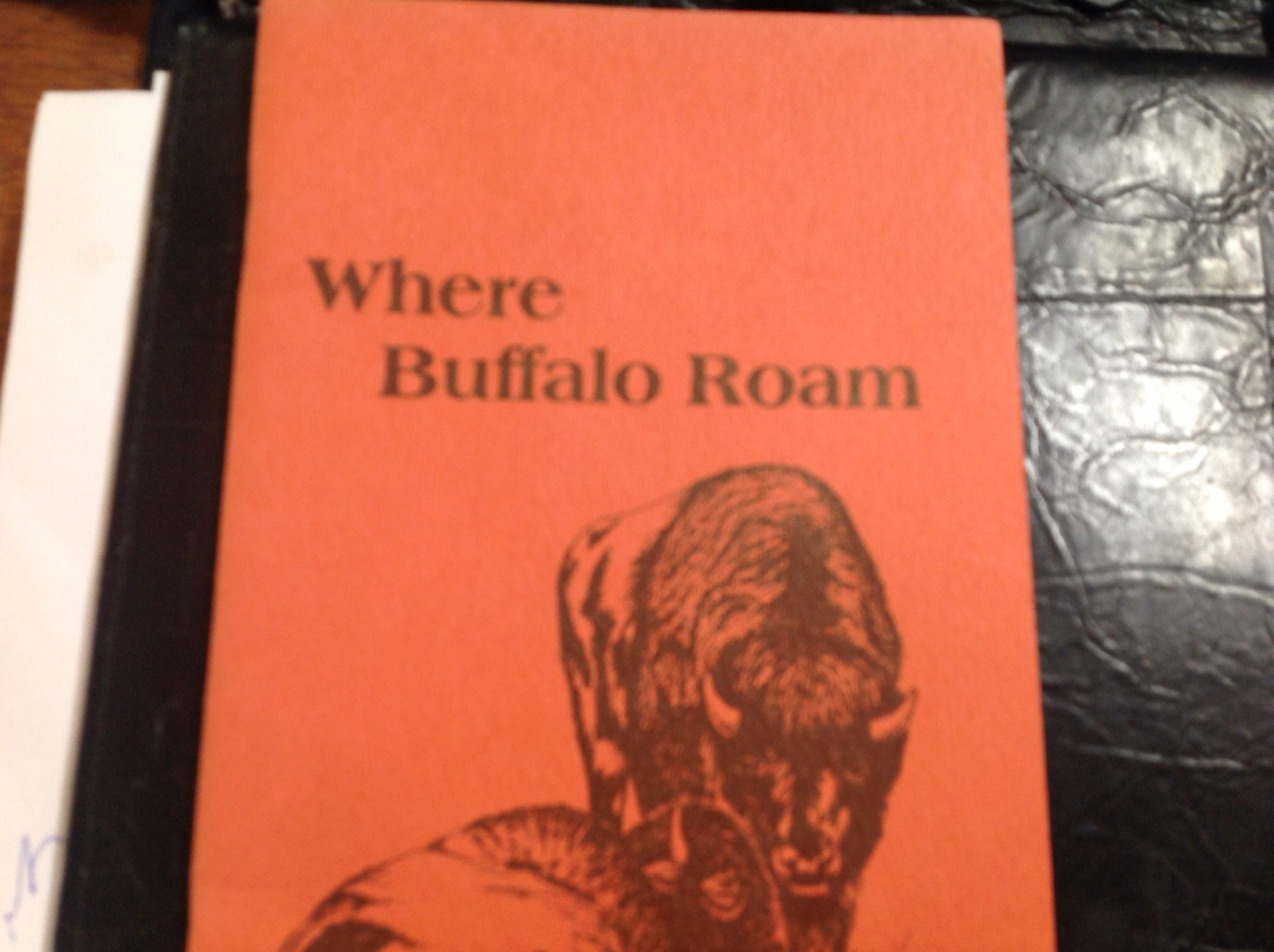 BOOKS - Where the Buffalo Roam