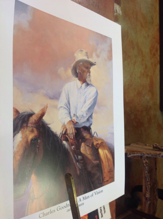 Charles Goodnight, A Man of Vision Print