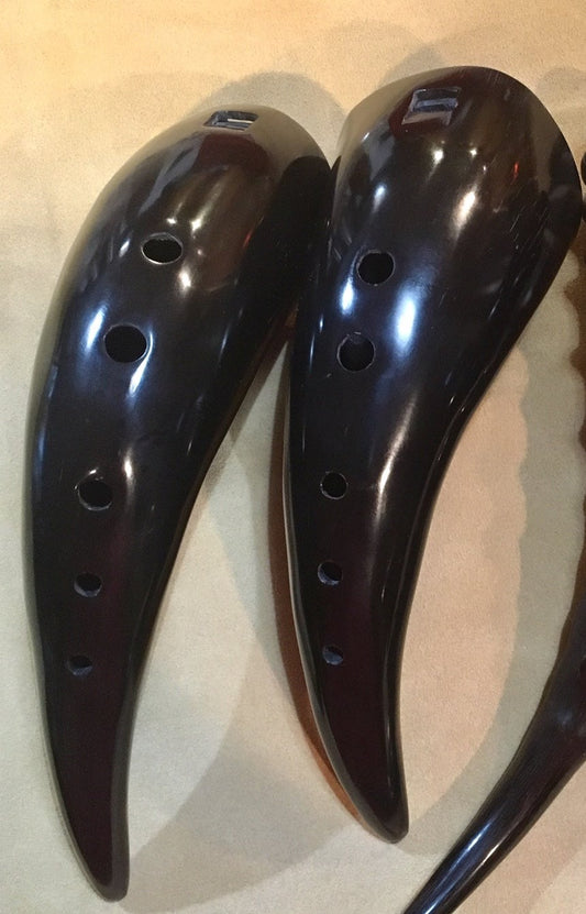 Bison Horn Cap Moon Flute